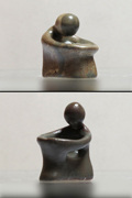 On Reflection - seated ceramic figure (small)
